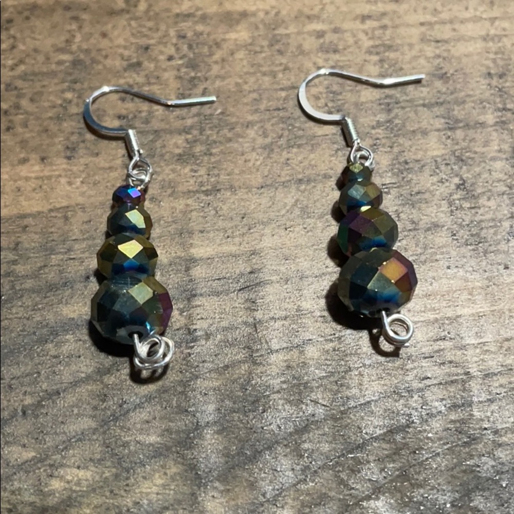 Homemade Earrings (Snowman)